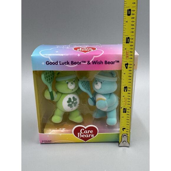 Lot Of 3 Packs Of Care Bears Flocked Collectible Care Bear Figures Set New - Picture 4 of 12